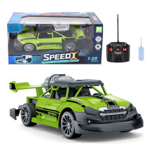 (grün) 1:20 RC-Rennwagen mit ferngesteuerter Licht- und Rauchfunktion, elektrisches Drift-Auto