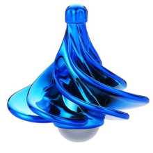 (3)Colorful Air Aerodynamic Wind Gyroscope Spinner Gyro Toy Inertial Fingertip Stunt Gyroscope Gyro
