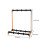 Wooden Multi Guitar Stand for 4 Instruments with Solid Wood and Soft Padded Protection 2