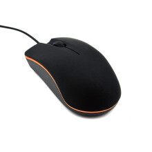 (Blau) NEUE kabelgebundene Maus 1200 dpi Computer-Büromaus Matt Schwarz USB-Gaming-Maus für PC Notebook