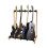 Wooden Multi Guitar Stand for 4 Instruments with Solid Wood and Soft Padded Protection 3