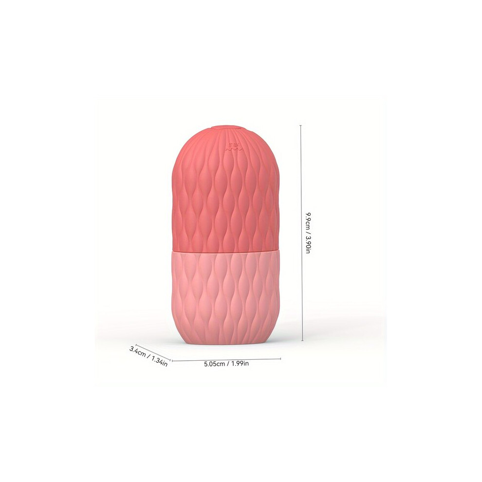 Silicone Facial Roller for Cooling Massage, Odourless Reusable Face Tool to Reduce Puffiness and Refresh Skin