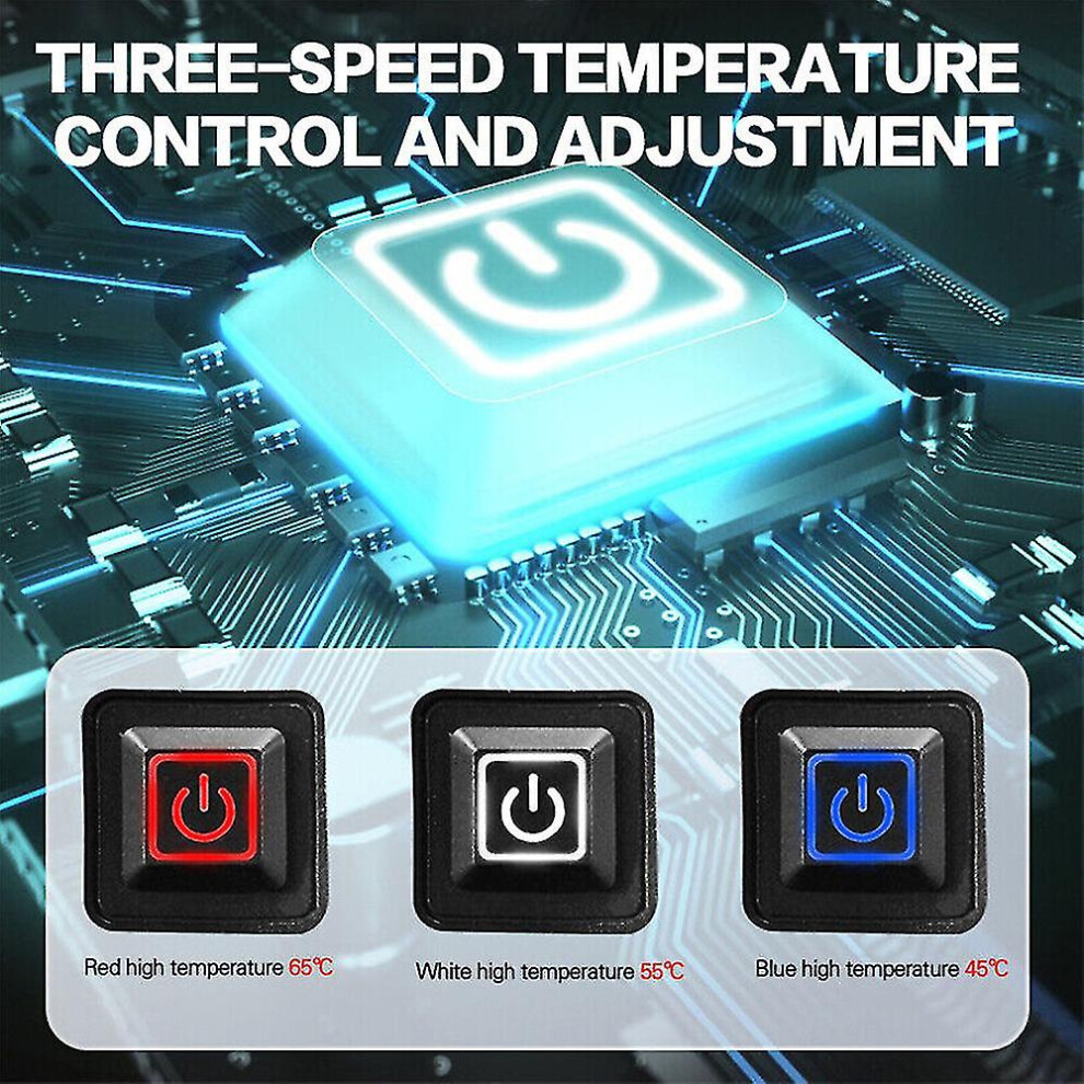 Heating Cloth Pad with 3-Level Temperature Control 30-Min Timer, Soft Washable for Clothing and Waist Warmth