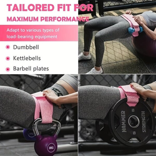 Neoprene Waist Support Belt for Hip Thrust Stability and Posture During Weight Training 2
