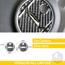(3) Kompatibel mit Chevrolet Camaro 2010–2015 Zubehör Auto-Innenausstattung aus Kohlefaser