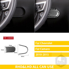 (11) Kompatibel mit Chevrolet Camaro 2010–2015 Zubehör Auto Carbonfaser-Innenausstattung