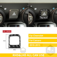 (33) Kompatibel mit Chevrolet Camaro 2010–2015 Zubehör Auto Carbonfaser-Interieur