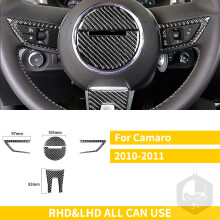 (9) Kompatibel mit Chevrolet Camaro 2010–2015 Zubehör Auto-Innenausstattung aus Kohlefaser