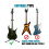 Vertical Foldable Guitar Stand with Adjustable Floor Display for Guitars, Ukuleles and Bass 5