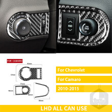 (14) Kompatibel mit Chevrolet Camaro 2010–2015 Zubehör Auto Carbonfaser Interieur