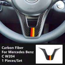 (G-3) Carbonfaser-Modifikations-Abdeckleisten, Zieraufkleber, kompatibel mit Mercedes-Benz