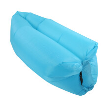 Himmelblauer luftgefüllter Lounger, tragbar, faltbar, 188 cm