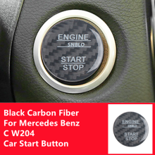 (H-Schwarz) Carbonfaser-Modifikationsabdeckungen, Zierleisten, Dekoraufkleber, kompatibel mit Mercedes