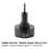 Electric Capping Machine Bit 30-40mm Extended Head Cap Sealing Tool for Bottles 2