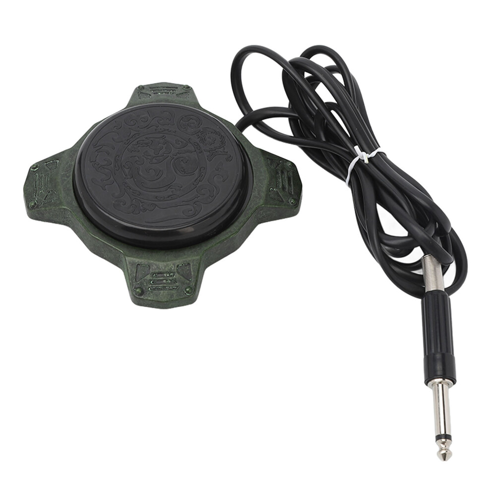 Green Tattoo Foot Pedal 9.6Cm Dia, 1.85M Cord