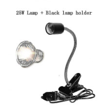 Lâmpada de Aquecimento UVB para Répteis com UVA, Kit de Luz de Aquecimento com Clip E27 Abaixo de 200W para Tartaruga e Lagarto, Fornece UVB 3.0