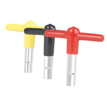 3pcs Metal Drum Tuning Key Set with Ergonomic Silicone Grip for Fast Universal Lug Adjustment