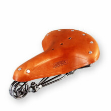 Vintage Classic Genuine leather Bike Saddle Seat with springs Leather 1890 Gift