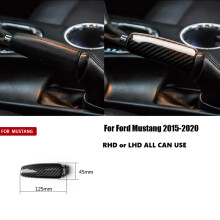 (B10) kompatibel mit Mustang 2015–2020 Zubehör Rote Carbonfaser-Innenausstattung