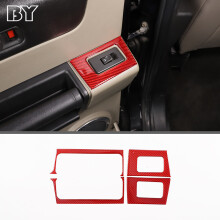 (10) Weiche, rote Carbonfaser-Dekoraufkleber, passgenau für Hummer H2 (2003–2007)