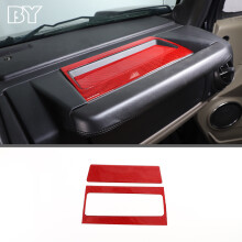 (17) Weiche, rote Carbonfaser-Dekoraufkleber, passgenau für Hummer H2 (2003–2007)