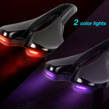 (911D with Taillight)Bicycle Road MTB Bike SaddleSeat With Warning Taillight USB Charging Mountain