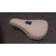 (Weißer) BMX-Sattel Pivotal BMX-Sattel FGFS Dirt-Jump-Sattel