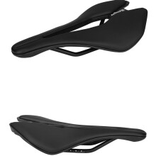 Ultralight Bicycle Saddle Hollow One Piece PU Leather Racing Shockproof Front Seat Mat for Men Woman
