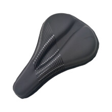 Bike Seat Cushion Waterproof PU Leather Padded Bicycle Seat Cover Prevent Rain And Water Saddle Cover