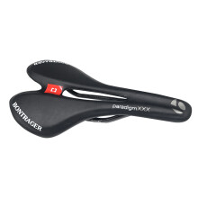 (matt) 2025 Fahrradsattel aus Carbonfaser, ultraleichtes Ledersitzkissen, Rennrad