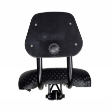 Wide Bicycle Seat Faux Leather Saddle Cycling Comfort Bike with Backrest Support