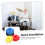 4pcs Color Coded Cymbal Caps for Quick Installation Durable Plastic Drum Replacement Nuts Set 3
