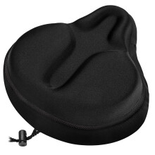 (Black 1pc)1pc Bike Saddle Cover Bicycle Cushion Seat Cover 3D Saddle Pad Padded Soft Extra Comfort