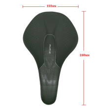 (Black)New CARBON fiber saddle road mountain bike saddle for men riding bicycle saddle off-road comfortable