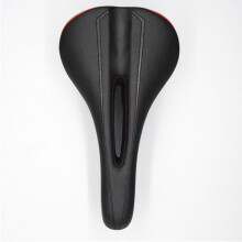 (black) Bike Saddle Mountain Road Bike Seat Leather Filled Cycling Cushion Comfortable Shockproof