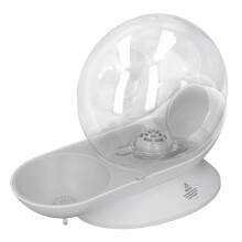 Beviacqua Automatico per Animali Domestici, Rifornimento Idrico Continuo, Capacità 2,8L, Base Rimovibile