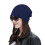 Women's Elastic Nightcap, Soft Quilted Polyester Head Cover for Sleeping, Solid Colour Home Hat, Adjustable 4