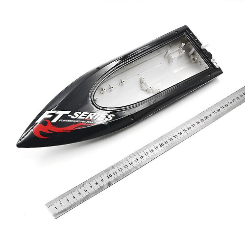 FT012 RC Boat Hull Component - Black Plastic Replacement Part for Hull Repair Maintenance 2