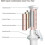 Wireless Curling Iron 20cm Compact with 5-Second Fast Heating, Ceramic Coating and USB-C Power Bank Function 2