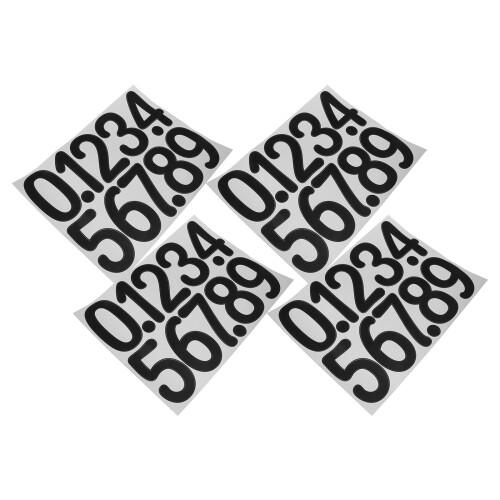 8Sheets Adhesive Number Decals Large Stickers for Outdoor Mailbox Use 2