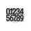 8Sheets Adhesive Number Decals Large Stickers for Outdoor Mailbox Use 9