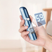 Wasserfester & kabelloser Nasen- und Ohrenhaartrimmer für Männer mit ergonomischem Design und Präisionsklingen für Gesicht und Augenbrauen