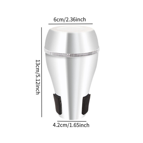 Silver Bb Trombone Straight Mute for Beginners, Lightweight Durable Practice Accessory 1