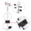 4/4 Full Size Electric Violin for Beginners White Maple Ebony with Accessories 3