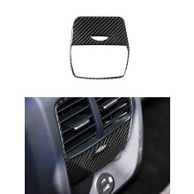 (Hinterer Luftauslass) kompatibel mit Ford Mustang Mach-E (Modelljahre 2021 und 2022), Farbe: Carbonfaser,