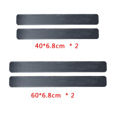(4 Aufkleber) 4 Stück 60 x 6,8 cm Auto-Einstiegsleisten-Aufkleber, kratzfest und abriebfester Schutz