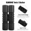 Double Row Twist Shaker Set Medium Volume Black Orange for Band 2