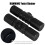 Double Row Twist Shaker Set Medium Volume Black Orange for Band 4