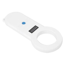 Leitor de Microchip para Animais ISO11784/11785 FDX-B, Bateria Recarregável USB, Leitura a 10-15cm