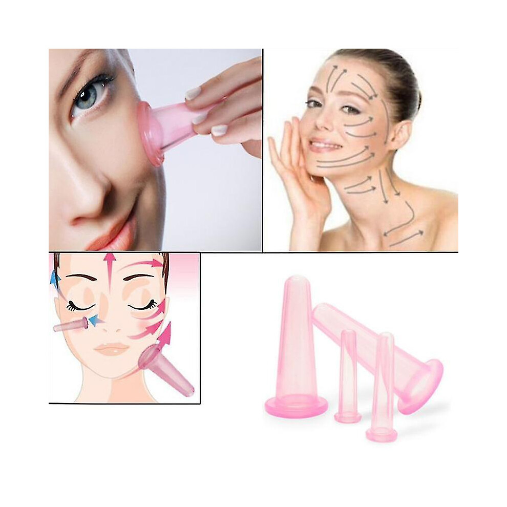 Silicone Massage Cupping Set for Body Face, Promote Blood Circulation, Hypoallergenic Silicone Material, Home Spa Therapy